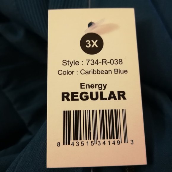 Koi Scrub Pants Women's 734-038 Caribbean Blue - Picture 7 of 11